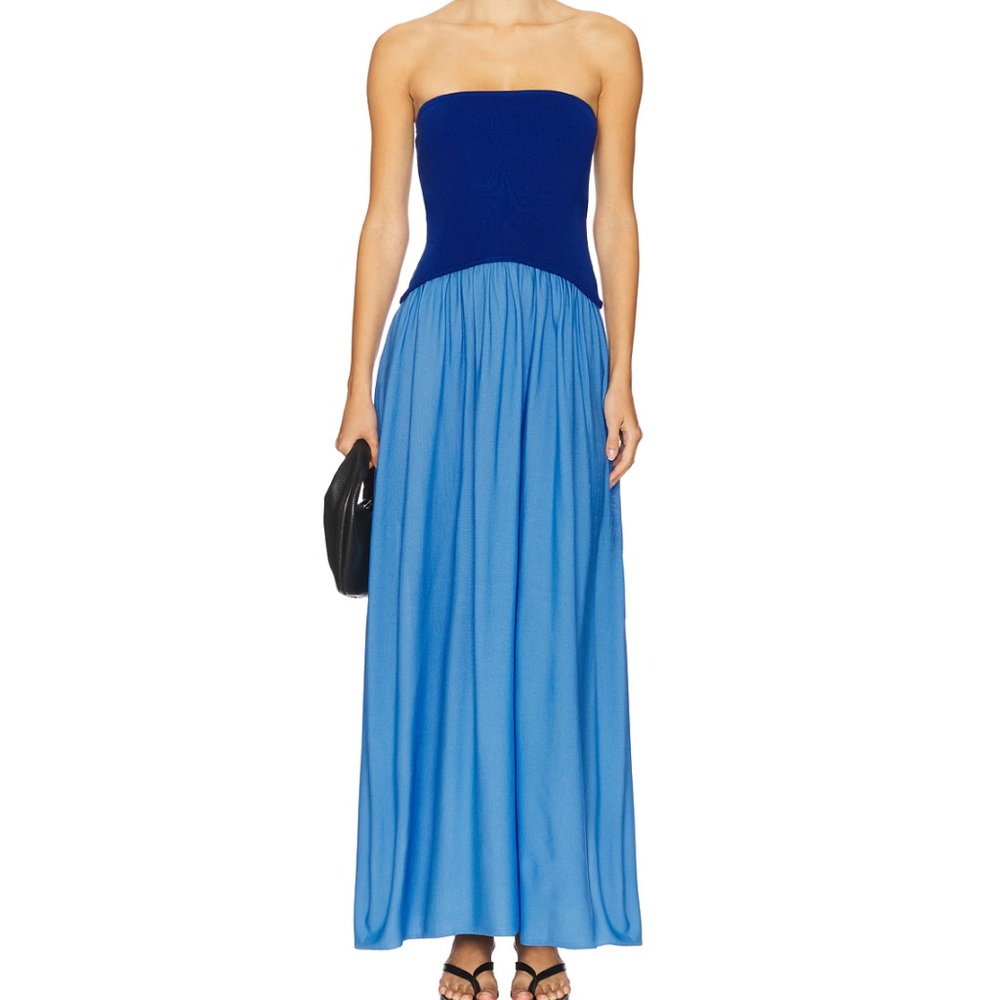 Solid & Striped Strapless Soglio Dress